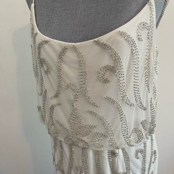 Simly Liliana Beaded Cream Dress - Picture 11 of 13